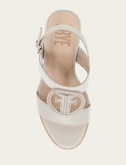 Women's Ivory Rachel Logo Sandals Ivory - Frye