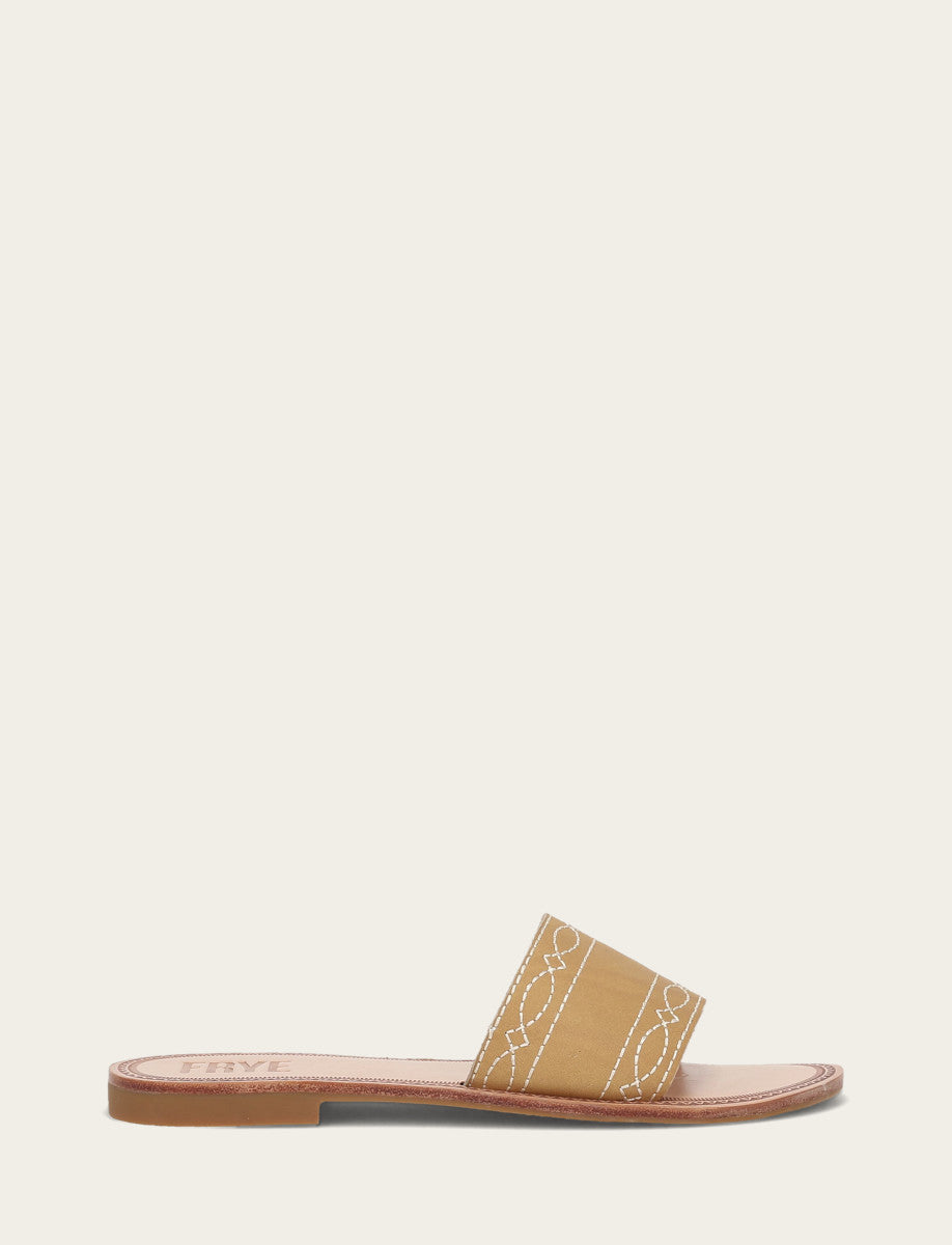 Women's Banana Ava Woodstock Slide Sandals Banana - Frye