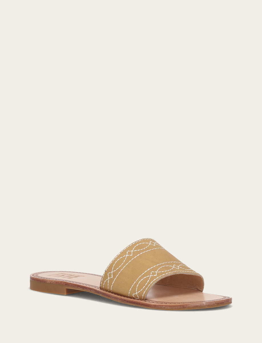 Women's Banana Ava Woodstock Slide Sandals Banana - Frye