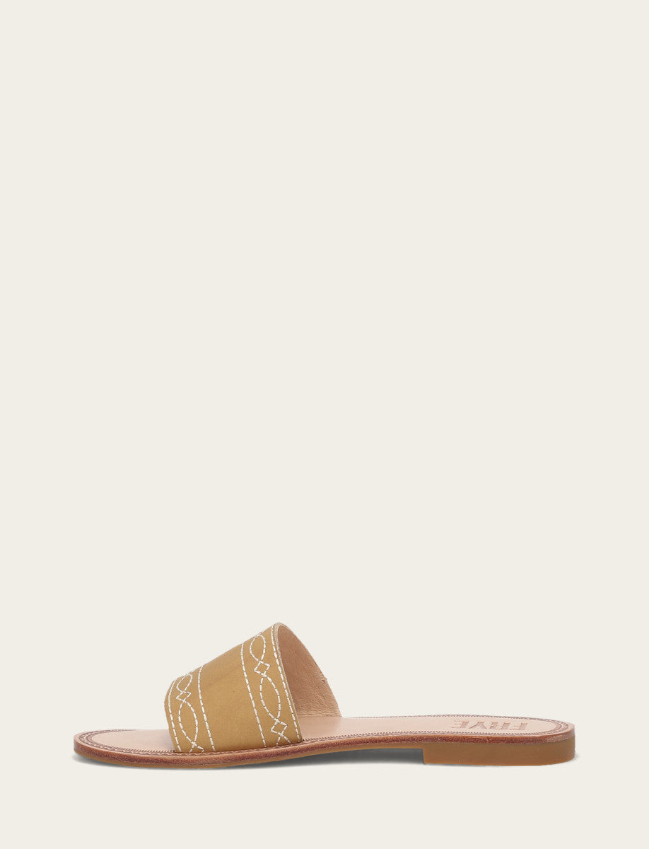 Women's Banana Ava Woodstock Slide Sandals Banana - Frye