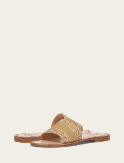 Women's Banana Ava Woodstock Slide Sandals Banana - Frye