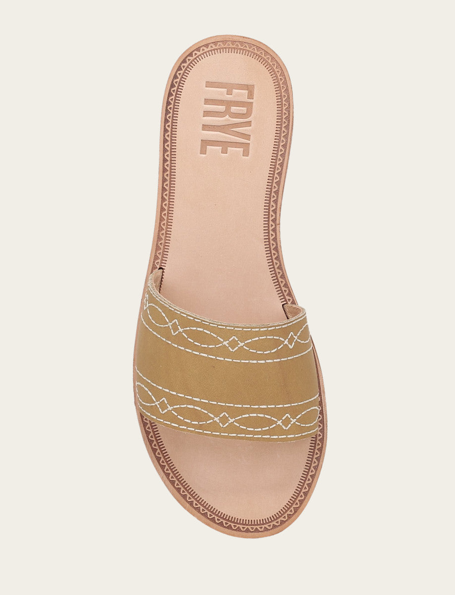 Women's Banana Ava Woodstock Slide Sandals Banana - Frye