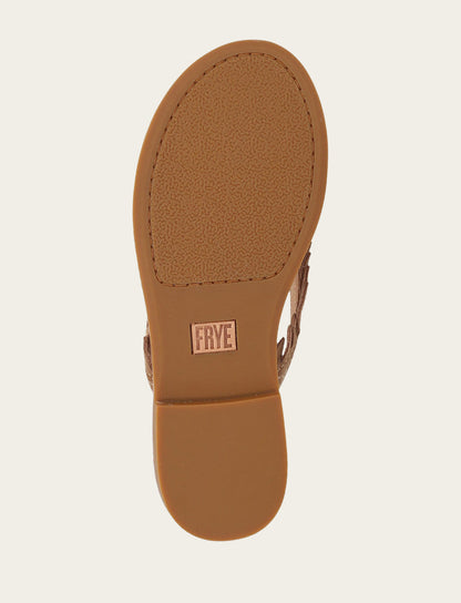 Women's Almond Ava Fringe Sandals Almond - Frye