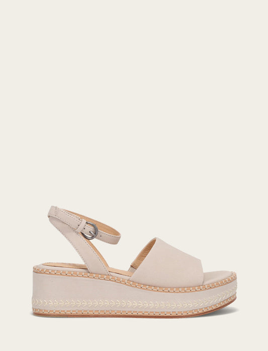 Women's Ivory Joy Ankle Strap Platform Sandals Ivory - Frye