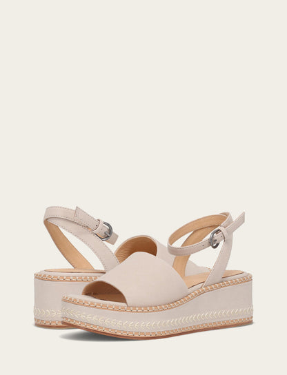 Women's Ivory Joy Ankle Strap Platform Sandals Ivory - Frye