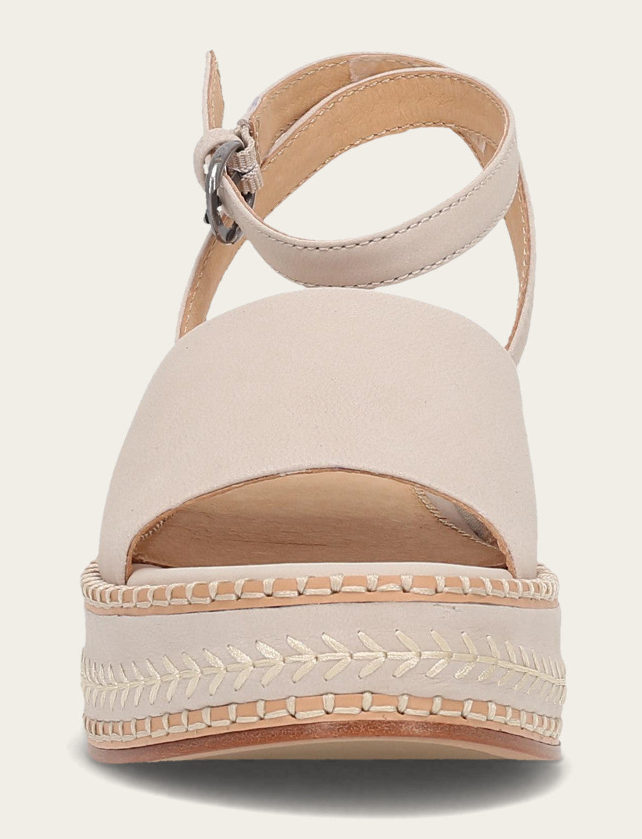 Women's Ivory Joy Ankle Strap Platform Sandals Ivory - Frye