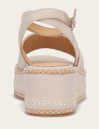 Women's Ivory Joy Ankle Strap Platform Sandals Ivory - Frye