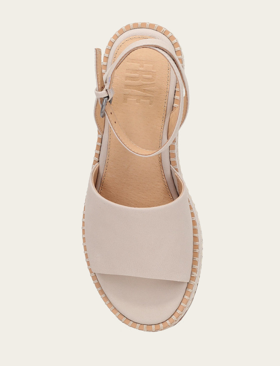 Women's Ivory Joy Ankle Strap Platform Sandals Ivory - Frye