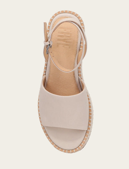 Women's Ivory Joy Ankle Strap Platform Sandals Ivory - Frye