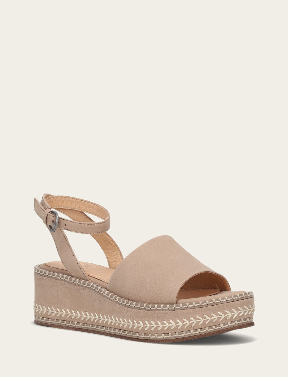 Women's Clay Joy Ankle Strap Platform Sandals Clay - Frye