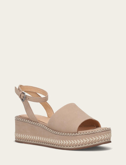 Women's Clay Joy Ankle Strap Platform Sandals Clay - Frye