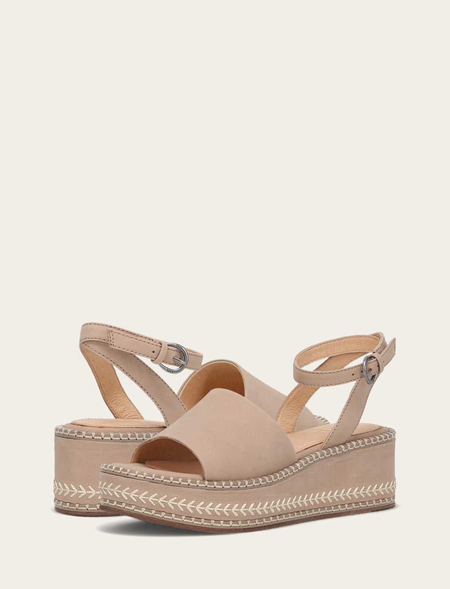 Women's Clay Joy Ankle Strap Platform Sandals Clay - Frye