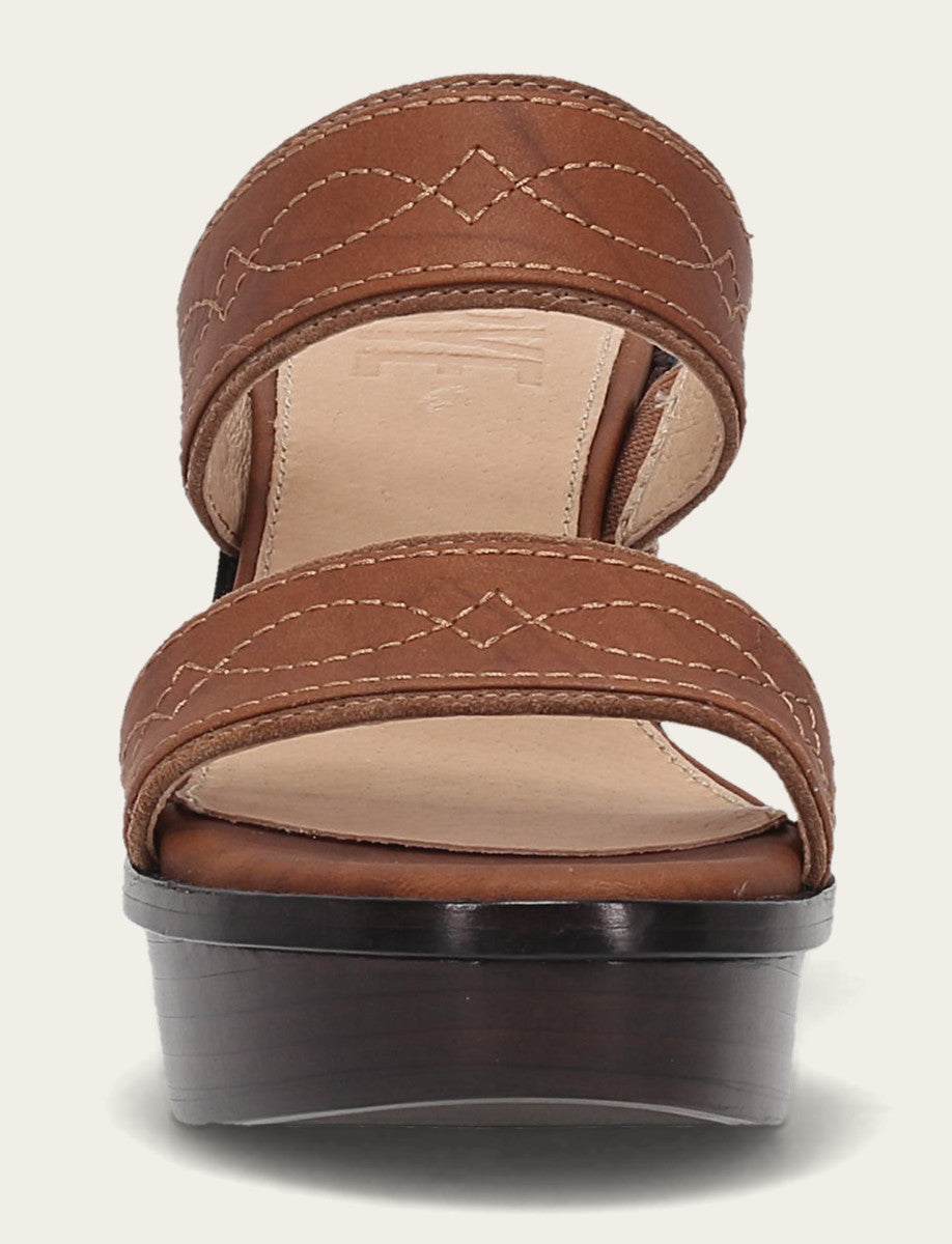 Women's Saddle Pipa Woodstock 2 Band Platform Sandals Saddle - Frye