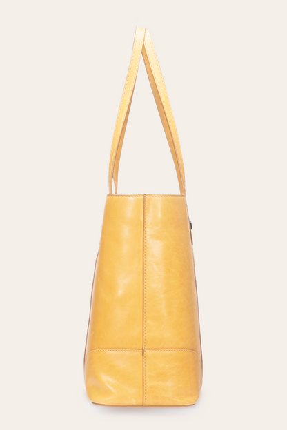 Women's Melissa Shopper Handbag Mustard - Frye