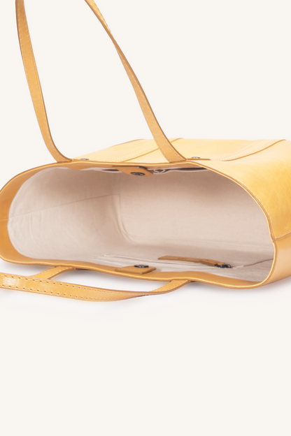Women's Melissa Shopper Handbag Mustard - Frye