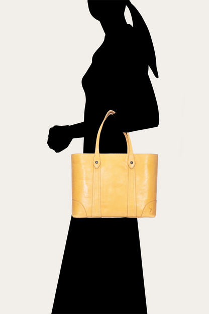 Women's Melissa Shopper Handbag Mustard - Frye