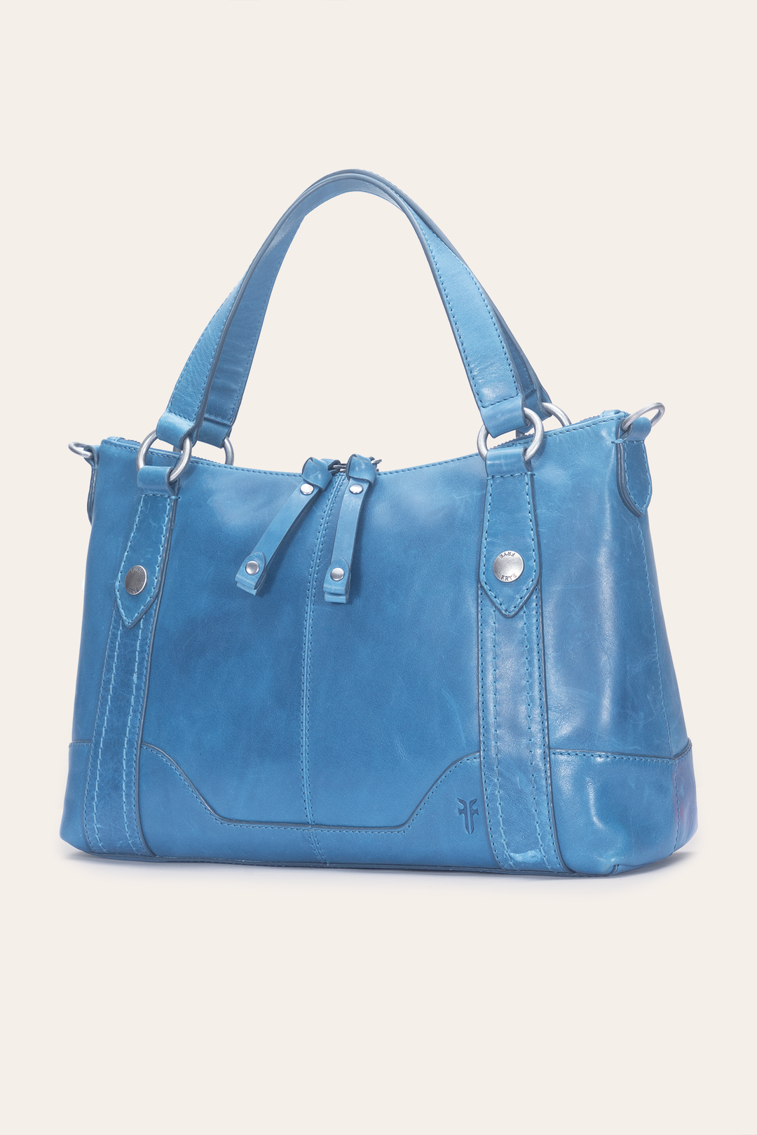 Women's Melissa Medium Satchel Handbag Ink - Frye