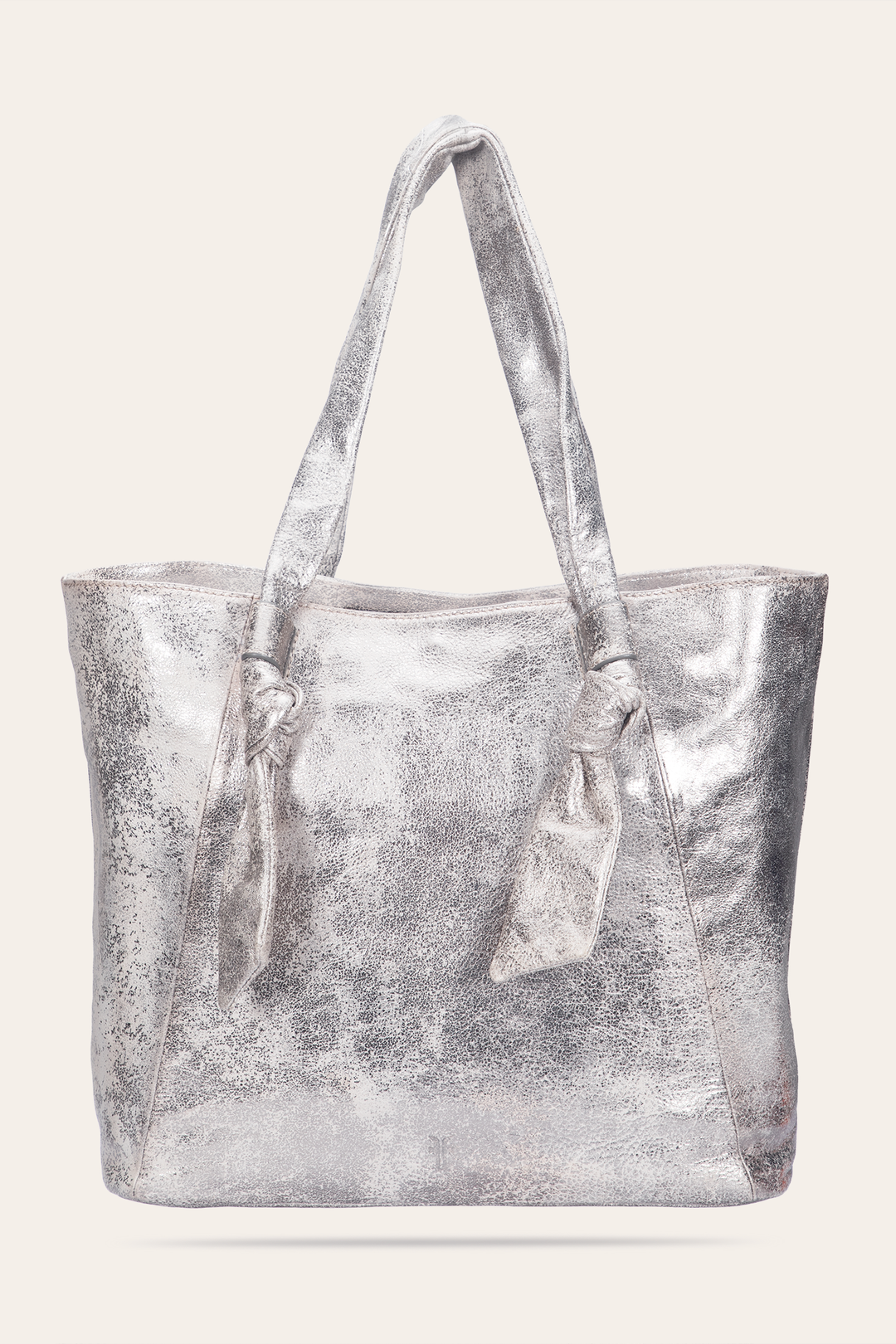 Women's Nora Knotted Tote Bag Cream Metallic - Frye