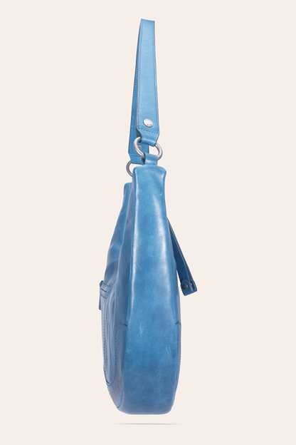Women's Melissa Crescent Hobo Handbag Ink - Frye