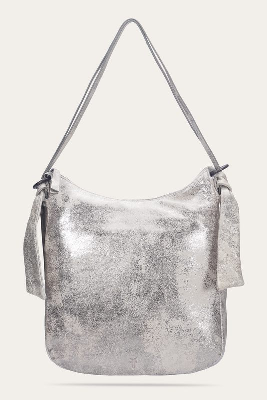 Women's Nora Backpack Hobo Handbag Cream Metallic - Frye