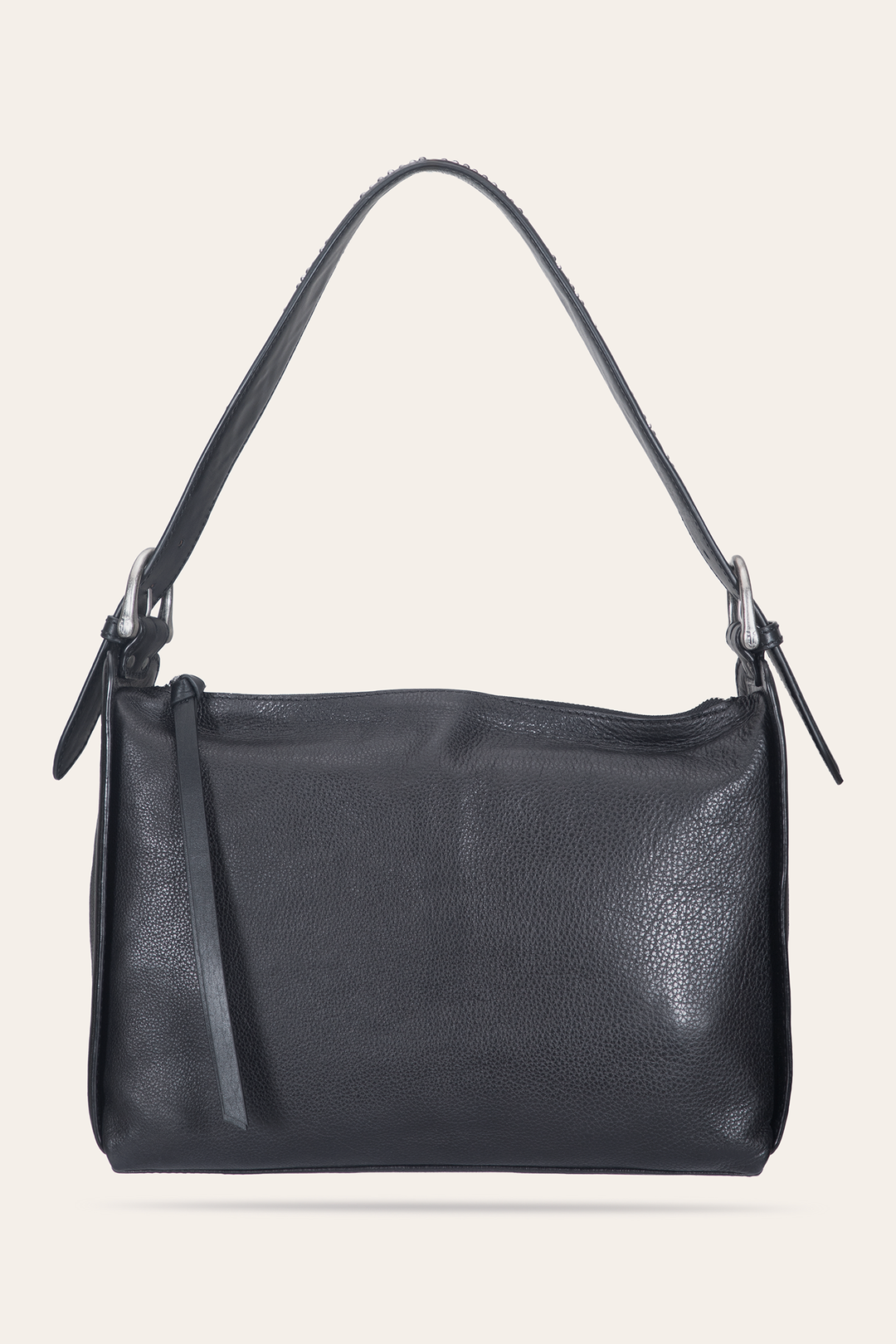 Women's Black Carla Studded Shoulder Bag Black - Frye