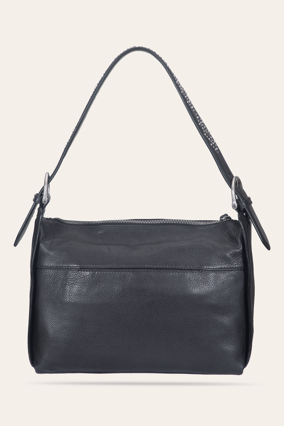 Women's Black Carla Studded Shoulder Bag Black - Frye