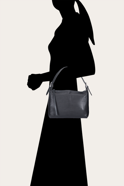 Women's Black Carla Studded Shoulder Bag Black - Frye