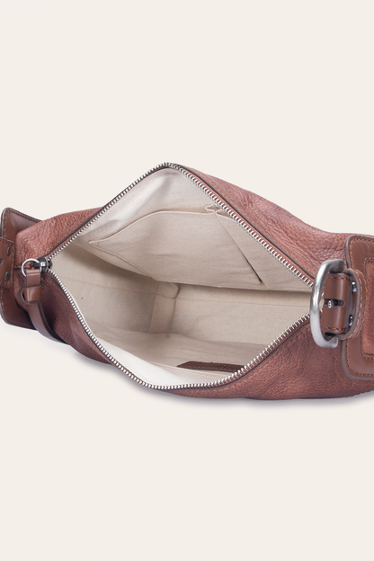 Women's Cognac Carla Studded Shoulder Bag Cognac - Frye