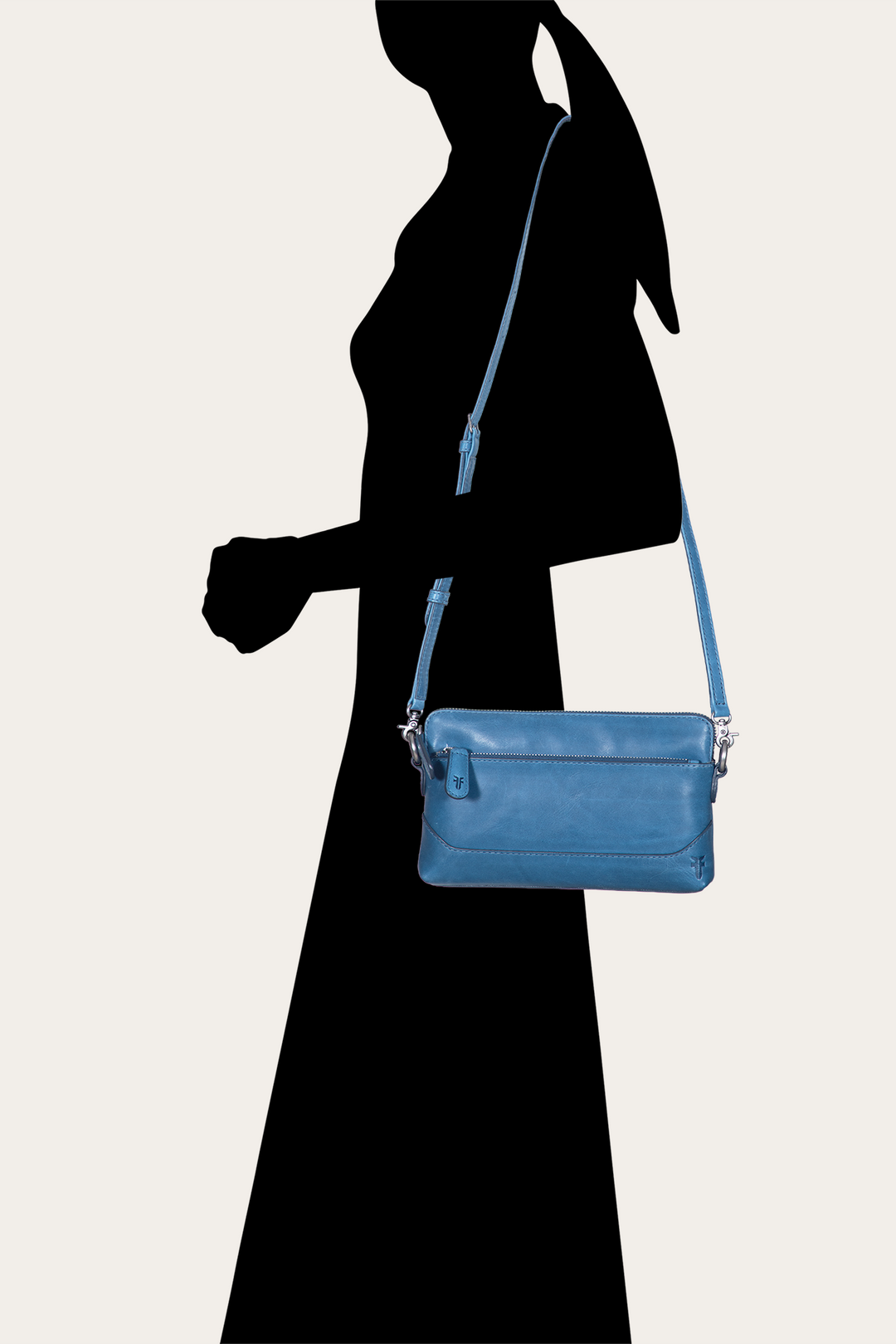 Women's Melissa Wristlet Crossbody Bag Ink - Frye