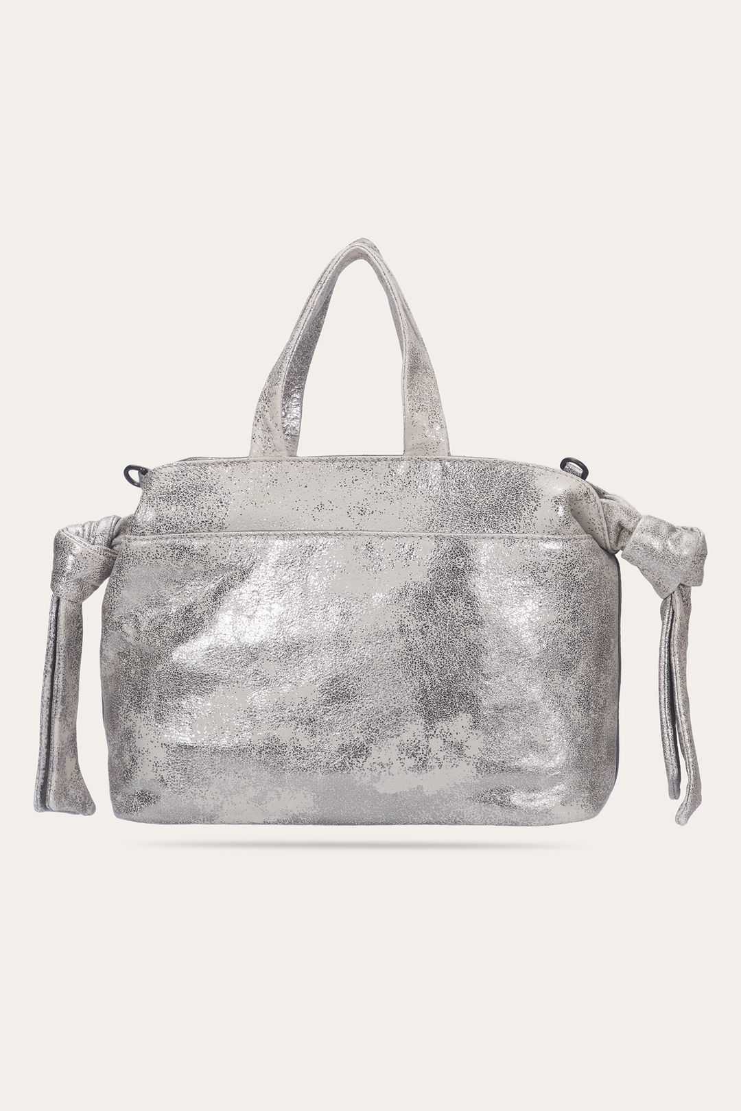 Women's Nora Satchel Handbag Cream Metallic - Frye