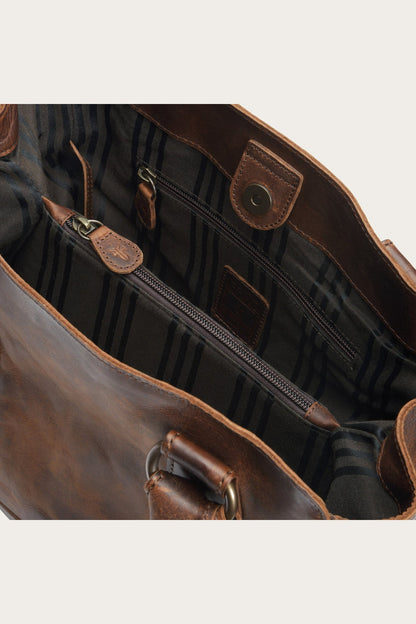 Melissa Dark Brown Tote Dark Brown - Frye