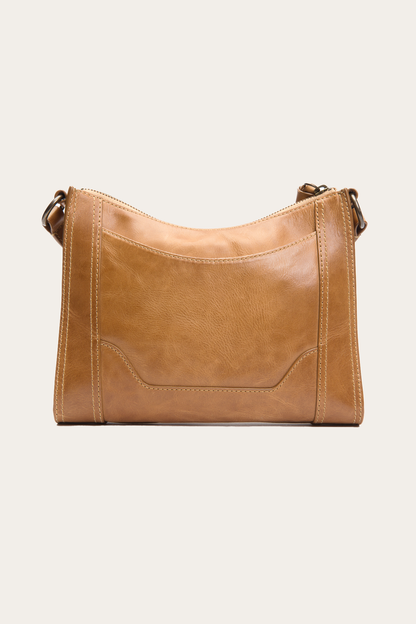 Melissa Zip Crossbody in Beige Beige - Frye