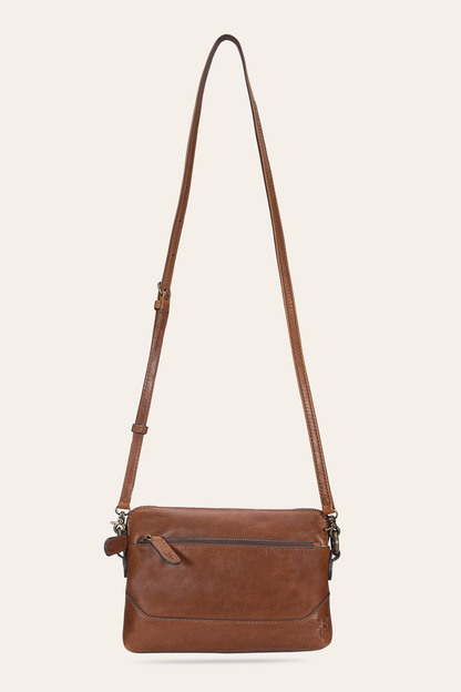Melissa Cognac Crossbody Wristlet Cognac - Frye