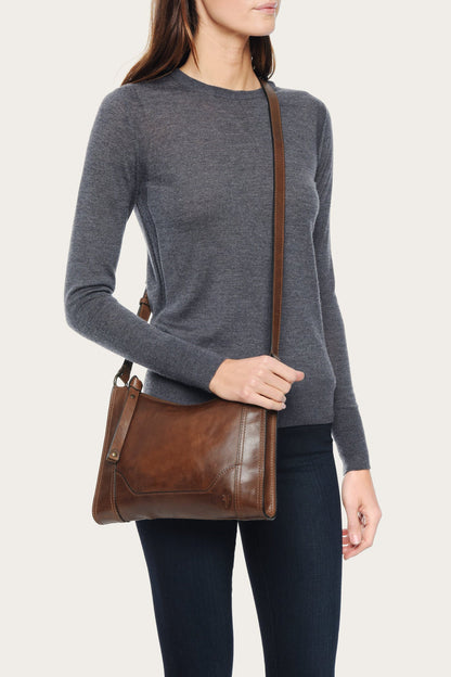 Melissa Cognac Zip Crossbody Cognac - Frye