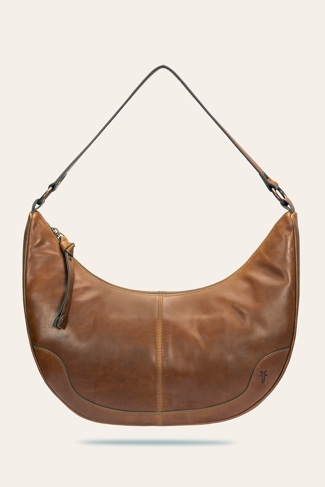 Melissa Cognac Crescent Hobo Cognac - Frye