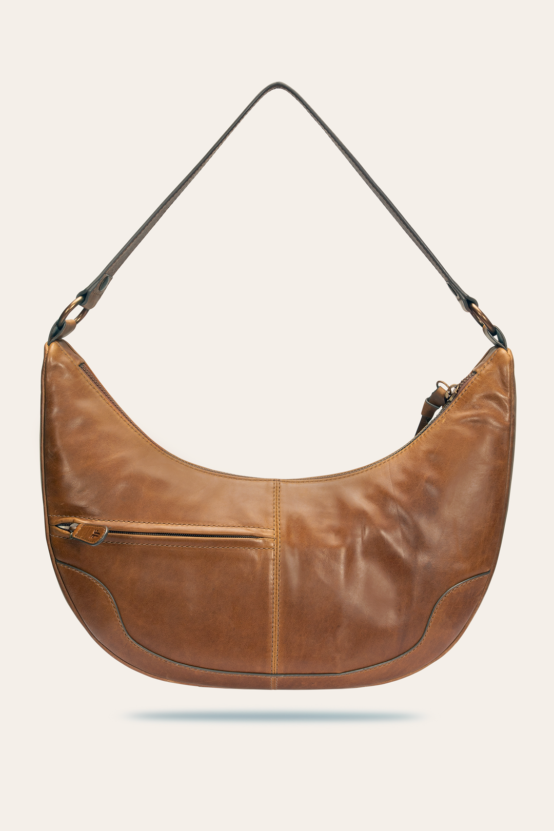 Melissa Cognac Crescent Hobo Cognac - Frye