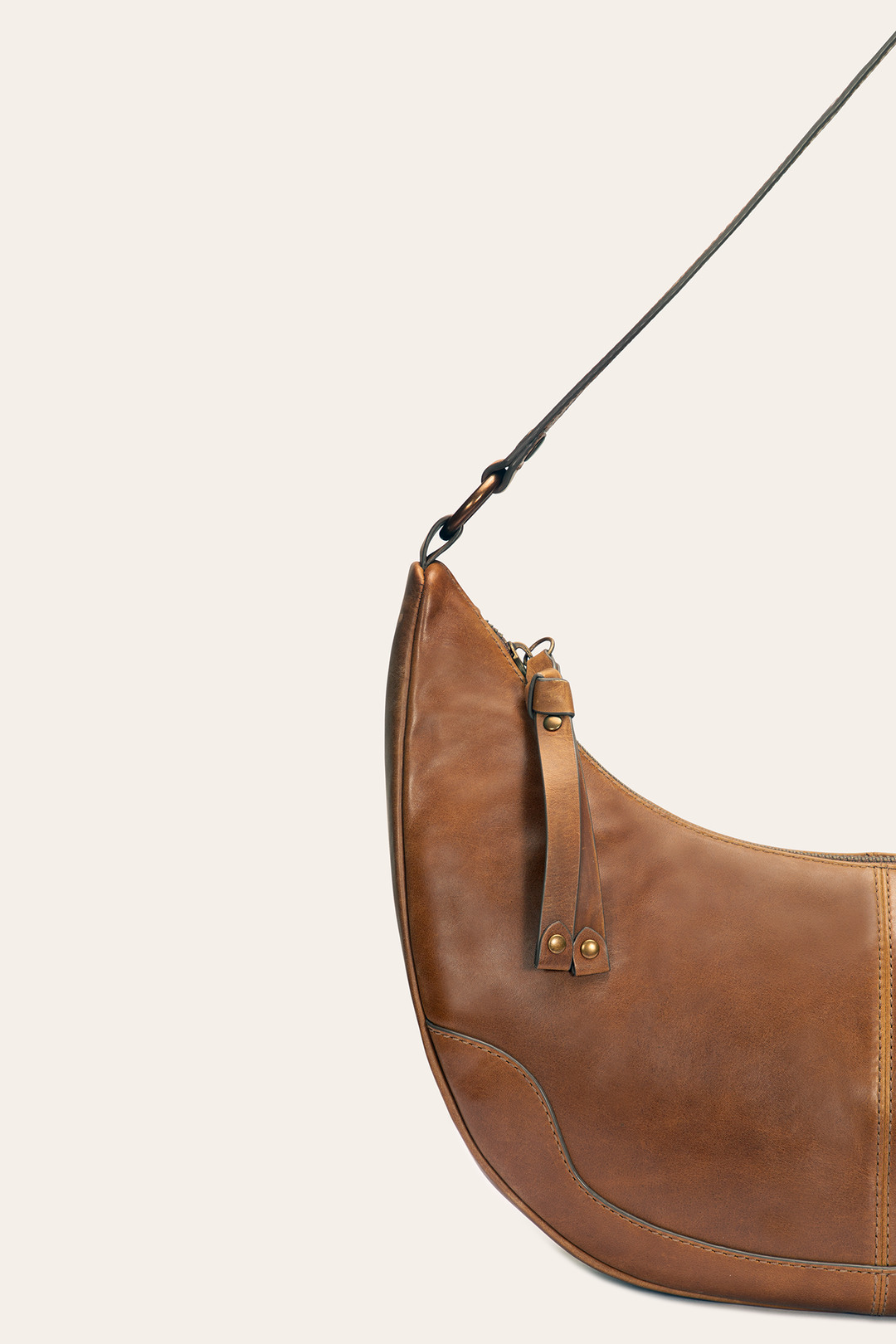 Melissa Cognac Crescent Hobo Cognac - Frye