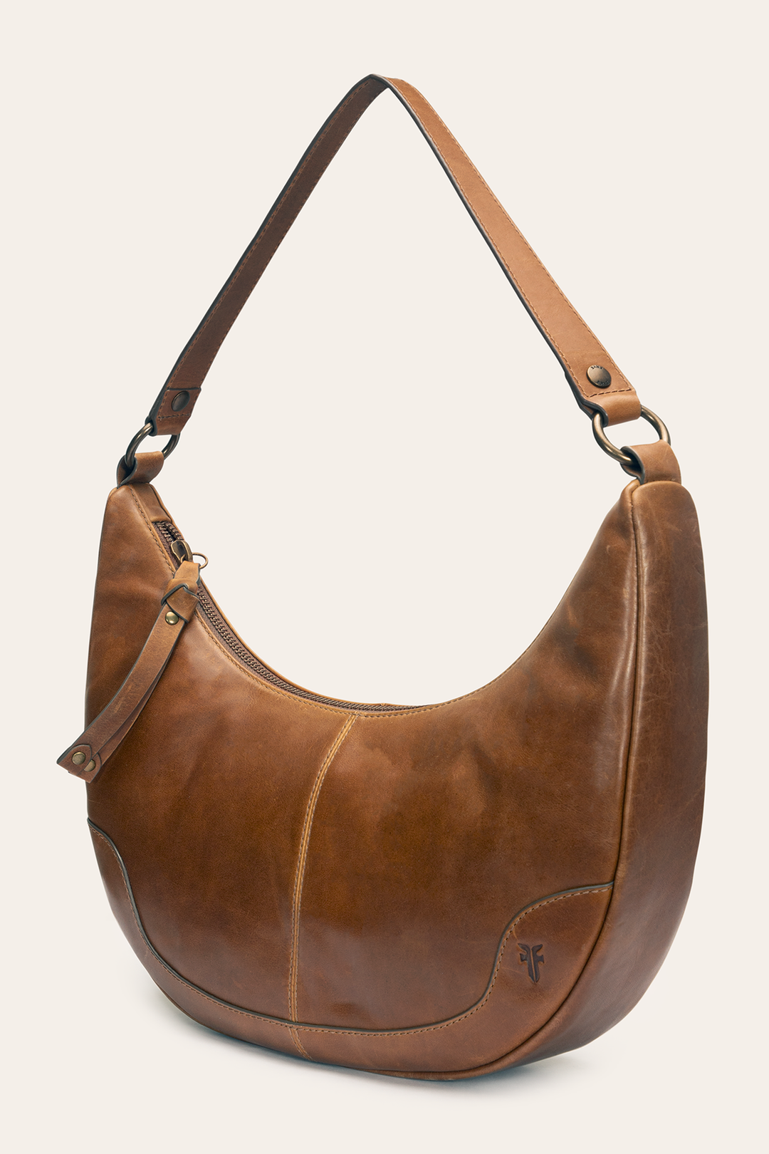 Melissa Cognac Crescent Hobo Cognac - Frye