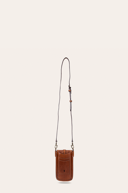 Melissa Cognac Phone Pouch Cognac - Frye