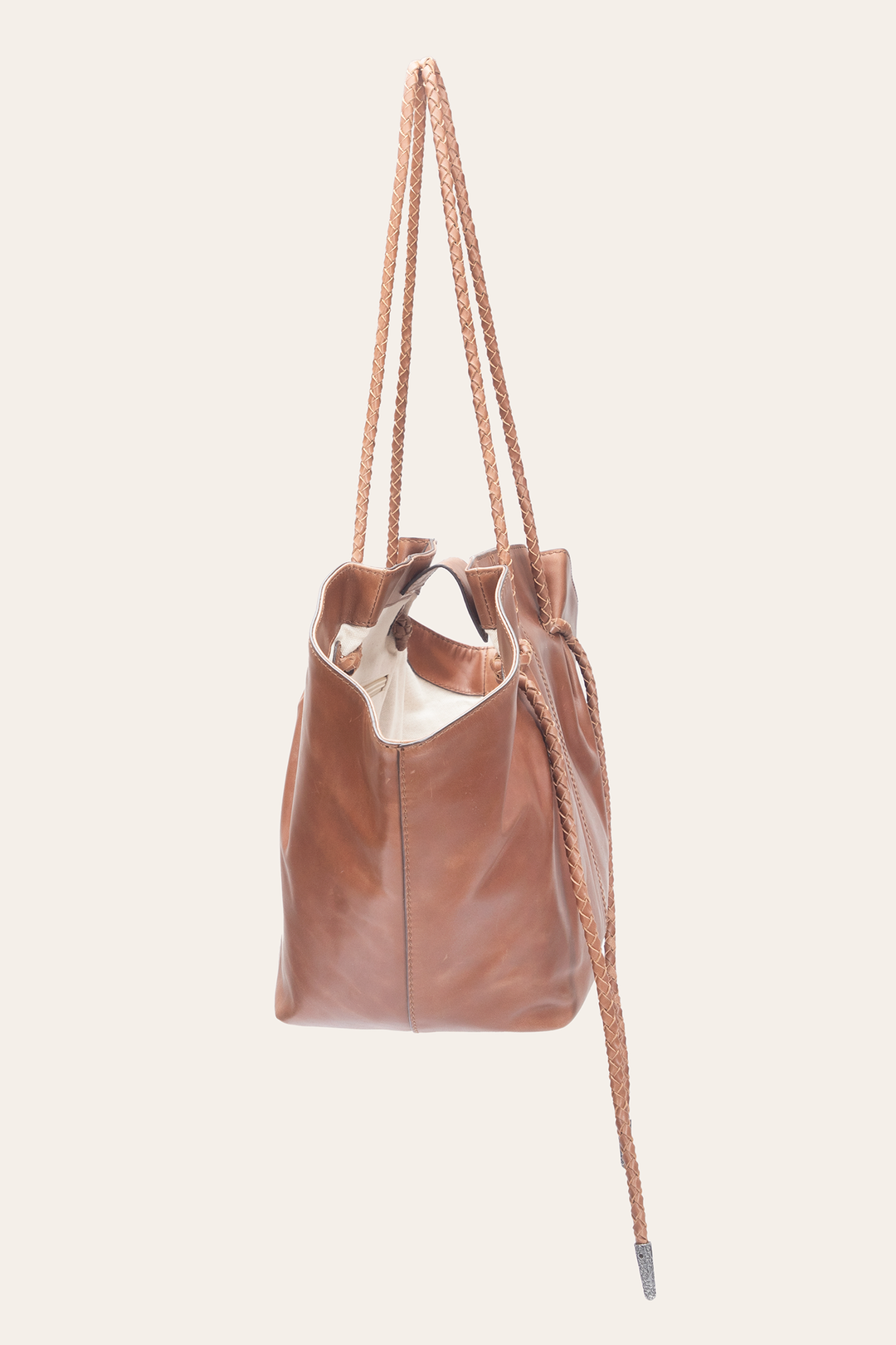 Cognac Caroline Shopper Cognac - Frye