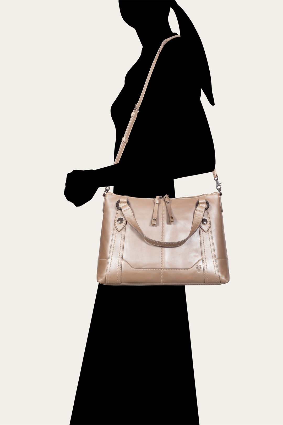 Light Bronze Melissa Medium Satchel Light Bronze - Frye