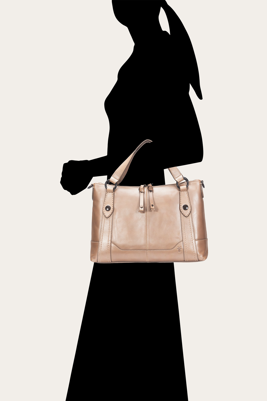 Light Bronze Melissa Medium Satchel Light Bronze - Frye