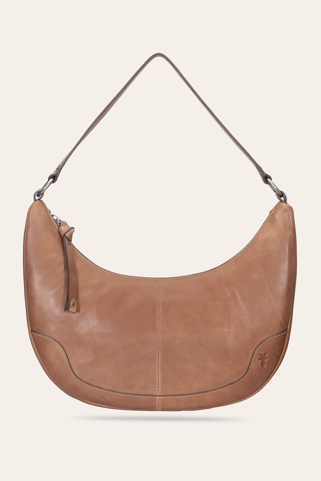 Melissa Beige Crescent Hobo Beige - Frye