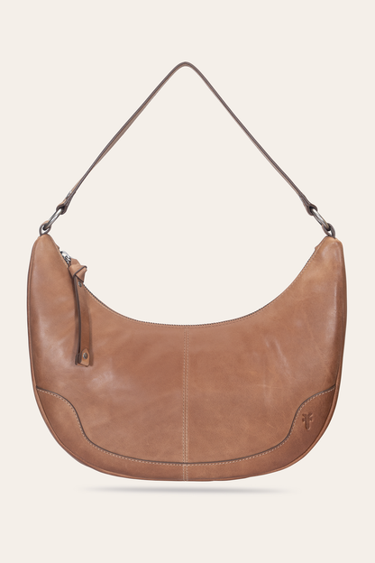 Melissa Beige Crescent Hobo Beige - Frye