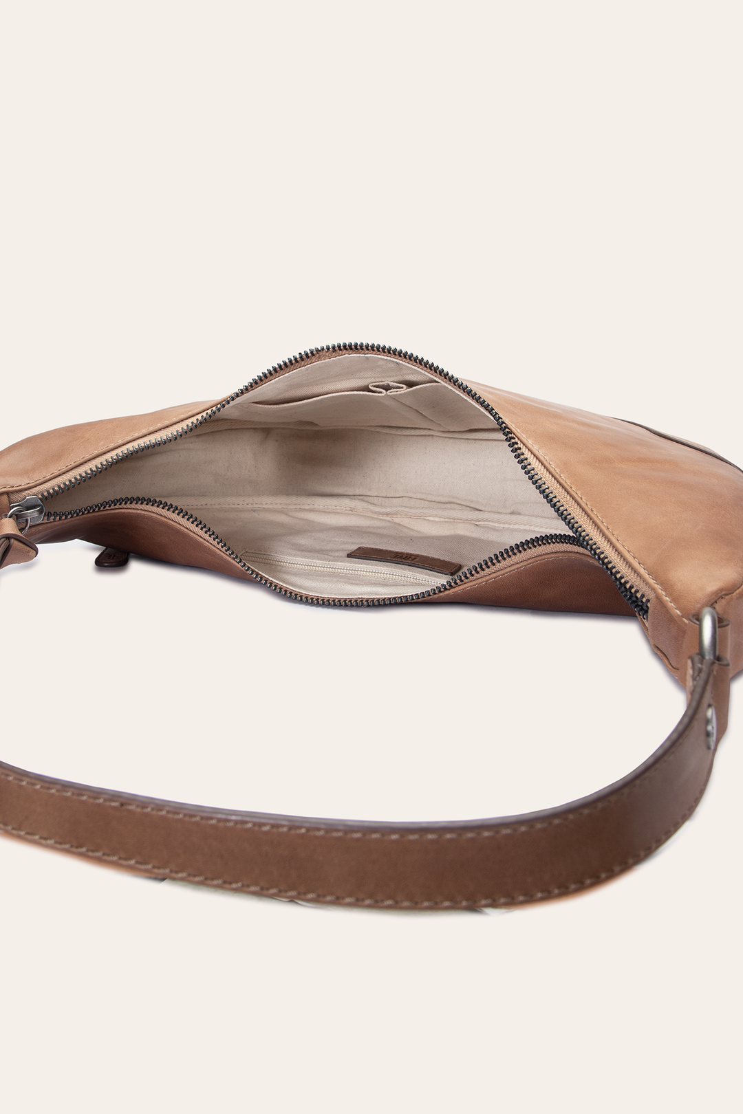 Melissa Beige Crescent Hobo Beige - Frye