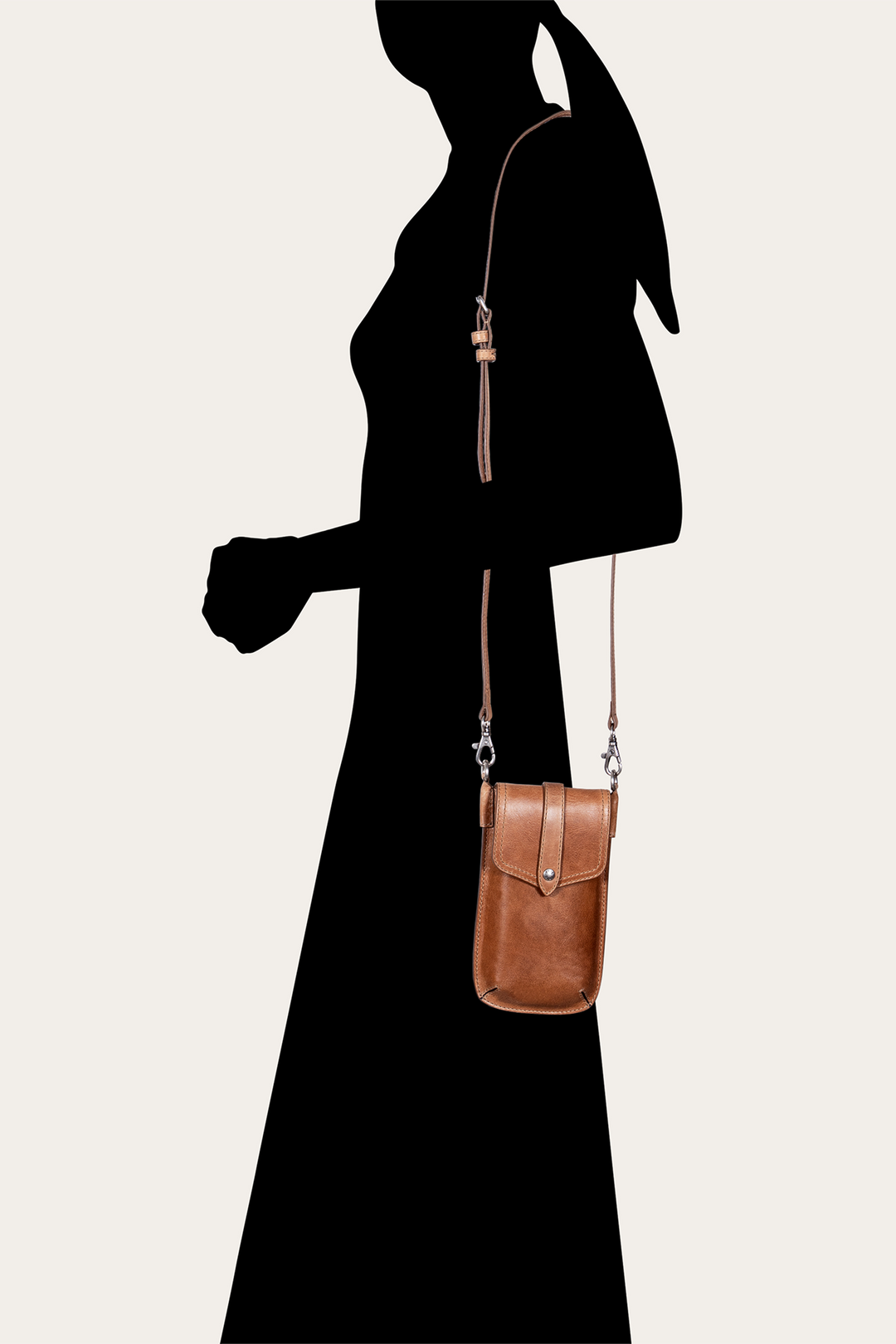 Melissa Beige Phone Pouch Beige - Frye