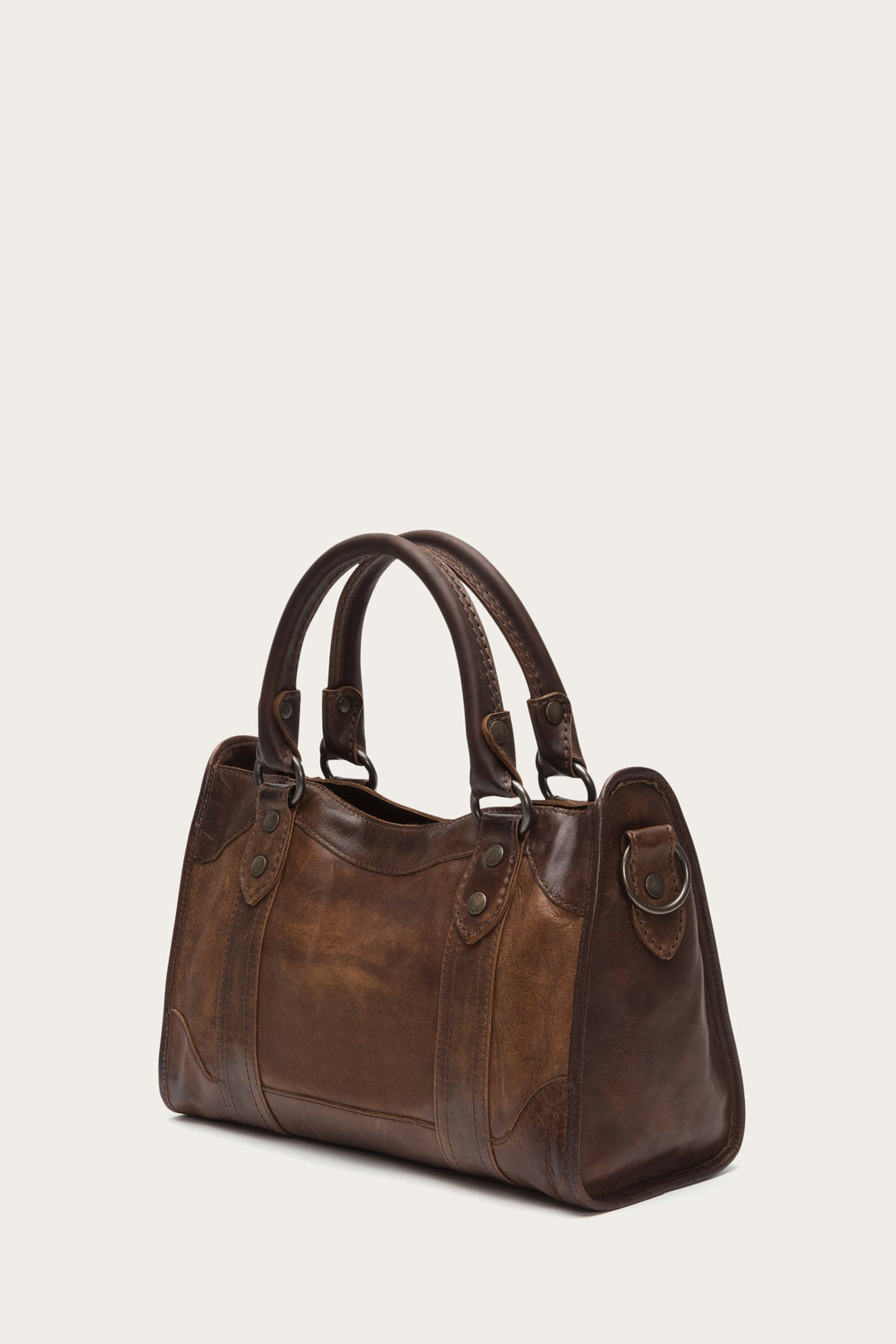 Melissa Dark Brown Satchel Dark Brown - Frye