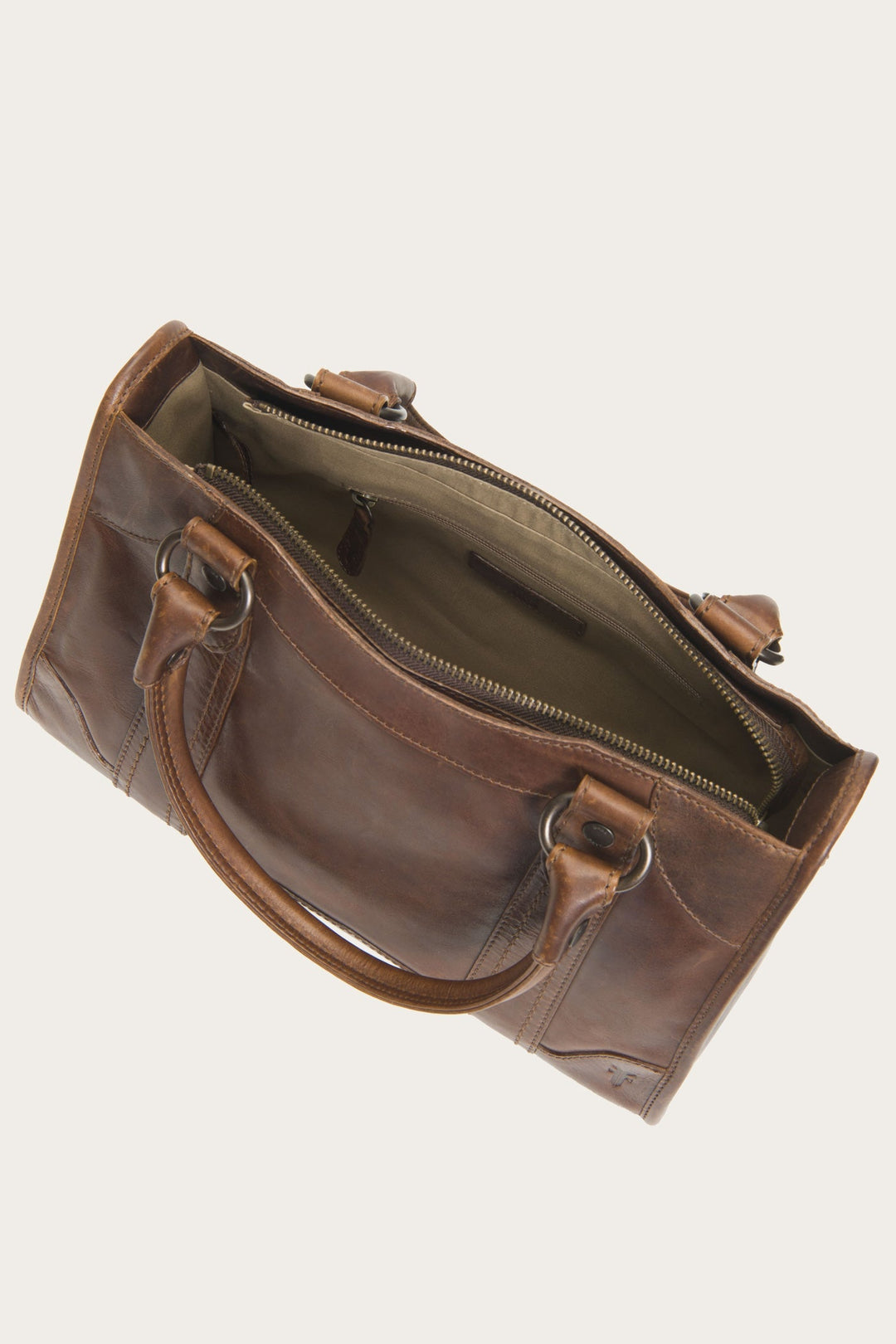Melissa Dark Brown Satchel Dark Brown - Frye