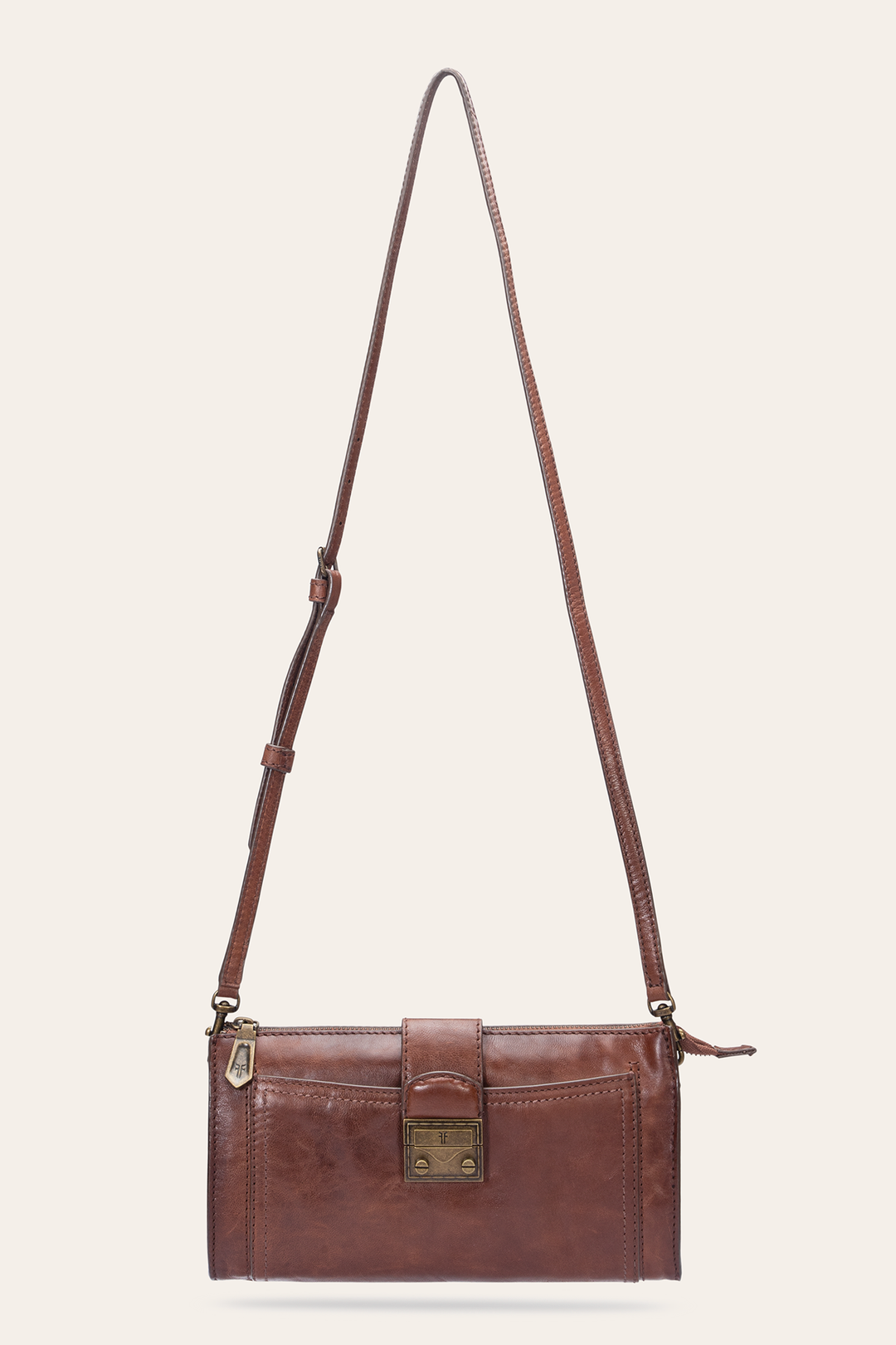 Alex Cognac Crossbody Clutch Cognac - Frye