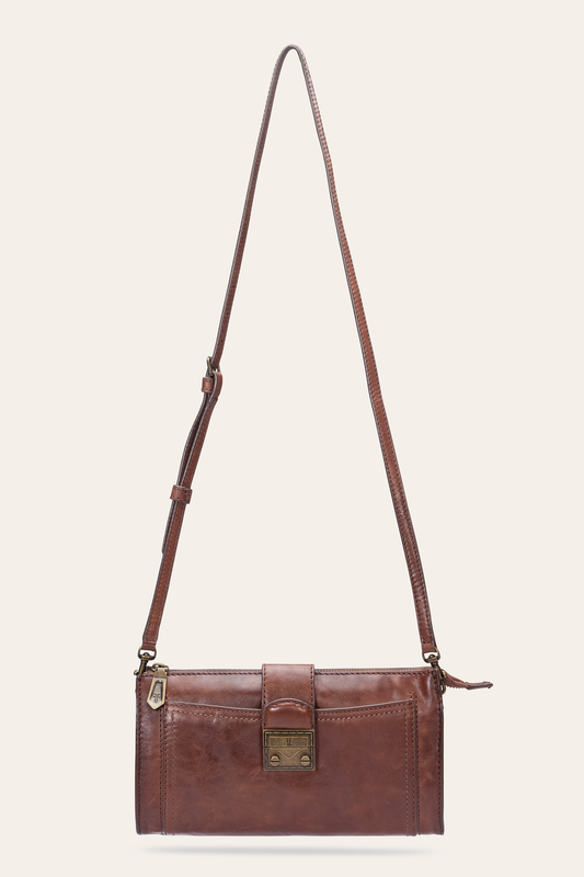 Alex Cognac Crossbody Clutch Cognac - Frye
